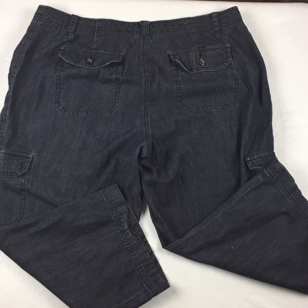 Merona dark wash denim capris size 14 A7